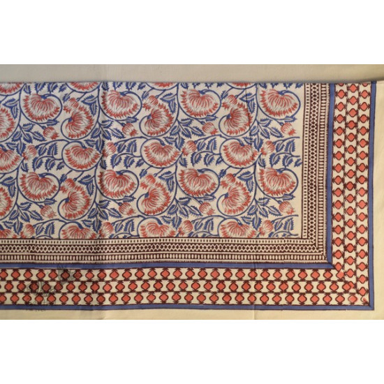 shop Sanganeri Hand block Printed Bedsheet