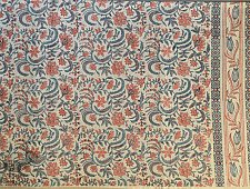 Landscapes Under My Roof | Sanganeri Handblock Printed Double Bedsheet  with Pillow Covers- K
