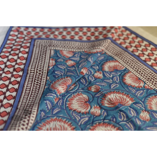 shop Sanganeri Hand block Printed Bedsheet