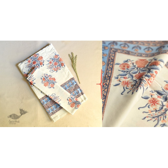 shop Sanganeri Hand block Printed Bedsheet