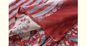 shop sanganeri block printed kota cotton saree - Red