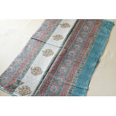 Kumudini . कुमुदिनी ~ Sanganeri Block Print - Kota Cotton Saree 
