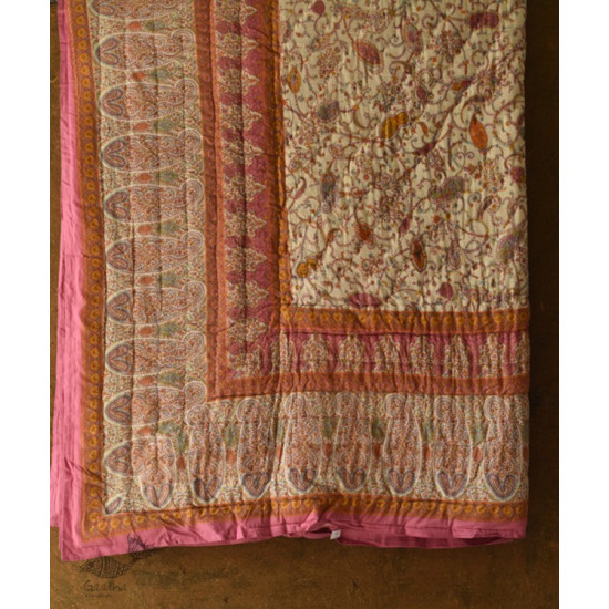 shop Sanganeri Jaipuri Razai Double Bed - Light Weight Quilt