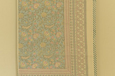 Slumberland | Dohar Double Side Hand Block Printed - Mul Cotton Sky Blue Single Bed 