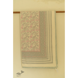 Slumberland | Dohar Double Side Hand Block Printed - Mul Cotton for Double Bed