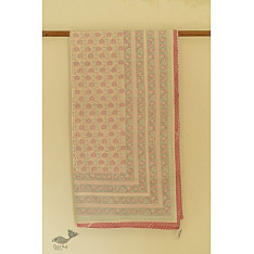 Slumberland | Dohar Double Side Hand Block Printed - Mul Cotton (90" x 60")