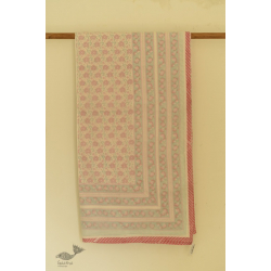 Slumberland | Dohar Double Side Hand Block Printed - Mul Cotton (90" x 60")