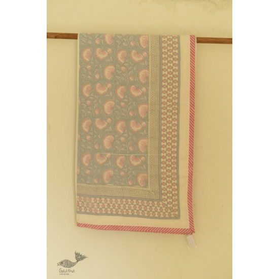 shop Dohar Double Side Hand Block Printed Mul Cotton