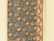 Slumberland | Sanganeri Hand Block Printed Flannel with Cotton Filling - Single Bed in Gray Color