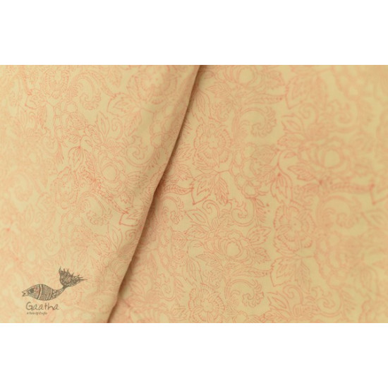 shop Sanganeri Hand Block Printed Flannel with Cotton Filling - Double Bed