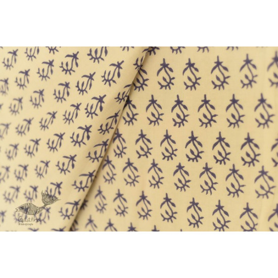 shop Sanganeri Hand Block Printed Flannel with Cotton Filling - Double Bed