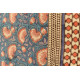 shop Sanganeri Hand Block Printed Flannel with Cotton Filling - Double Bed