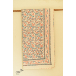 Slumberland | Sanganeri Block Printed Flannel with Cotton Filling - Single Bed