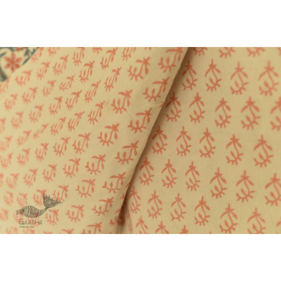 shop Sanganeri Hand Block Printed Flannel with Cotton Filling - Double Bed