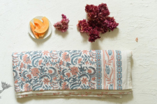 Slumberland | Sanganeri Hand Block Printed Flannel with Cotton Filling - Reversible & for Double Bed