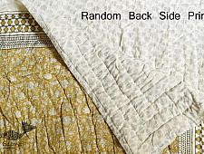 Thaat Baat | Double Bed Quilt - Cotton Jaipuri Razai ( 90" x 108" )