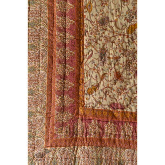 shop Sanganeri Jaipuri Razai Double Bed - Light Weight Quilt