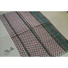 Kumudini . कुमुदिनी | Sanganeri Block Flower Prints - Kota Cotton Saree 