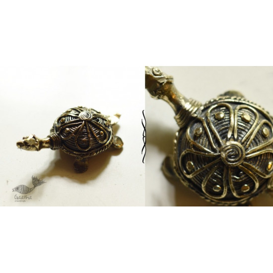 buy Handmade Brass Dhokra -Kachhua / Tortoise