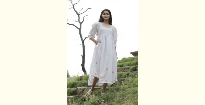 Nivriti | Handwoven Cotton - Paloma Floral Dress 
