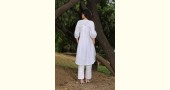 Handwoven Cotton - Nargis white Tunic Pant Set