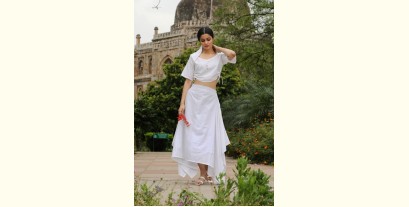 Nivriti | Handwoven Cotton - Ruhi Top & Skirt Co-ord Set