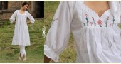 handwoven designer cotton white Tunic & Pant Set