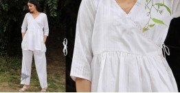 Nivriti | Handwoven Cotton - Sharbat Angrakha Co-ord Set