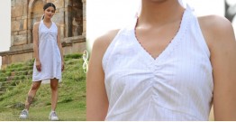 Nivriti | Handwoven Cotton - Tropical Summer A Line Dress