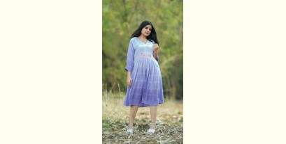 Nivriti ❊ Tie & Dye - Arya Gather Cotton Dress