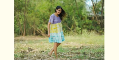 Nivriti ❊ Tie & Dye - Candy Tier Cotton Dress