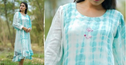 Nivriti ❊ Tie & Dye - Ambar Aline Cotton Dress