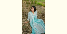 Nivriti ❊ Tie & Dye - Ambar Gathered Flowy Cotton Dress