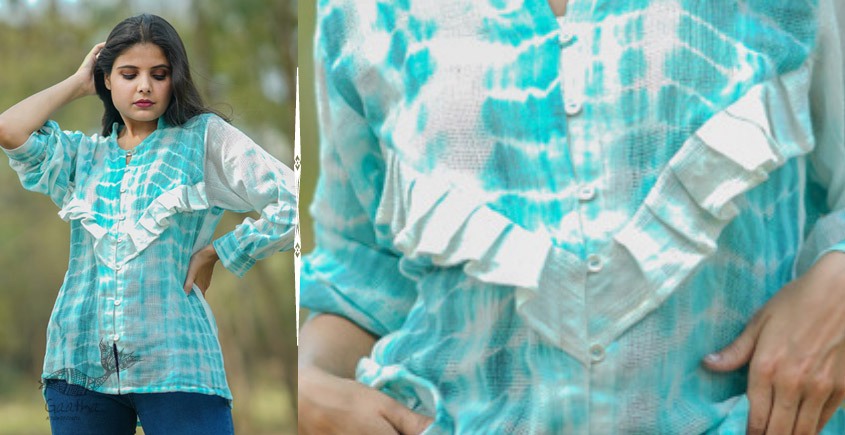 tie & dyed pure Cotton Shirt