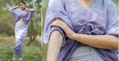 Nivriti ❊ Tie & Dye - Arya Pure Cotton Top & Skirt Set