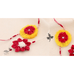 Handmade Gulmohar Rakhi (Set of 2) 7