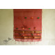 shop Handwoven assam Cotton Stole red