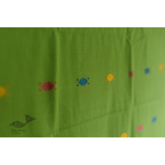 shop Handwoven assam cotton stole Light Green