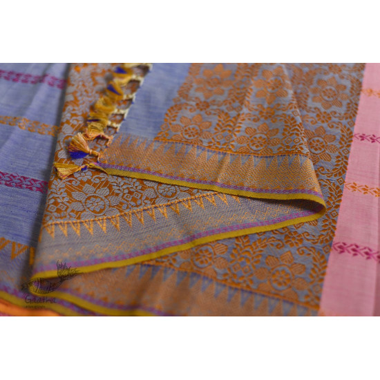 shop Assamese Silk cotton Saree -  Pink & Purple