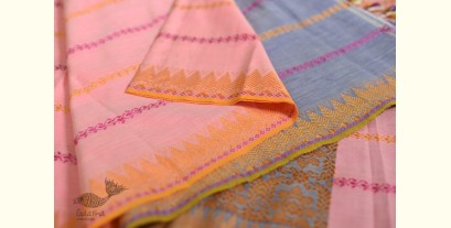 Saalmi | Assamese Silk-Cotton Saree - Pink & Purple