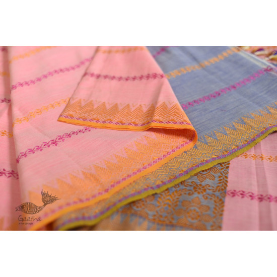 shop Assamese Silk cotton Saree -  Pink & Purple