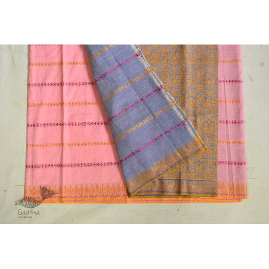 shop Assamese Silk cotton Saree -  Pink & Purple