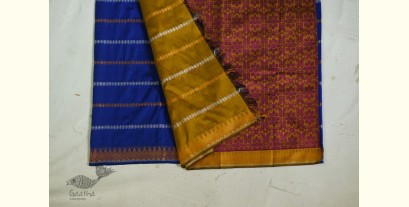 Saalmi | Assamese Silk Saree With Blue Base