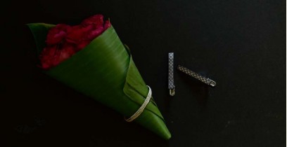 Moh . मोह ✡ Inlaid Tie Pin (Single Piece) ✡ 40