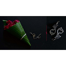 Moh . मोह ✡ Inlaid Earring ✡ 42D