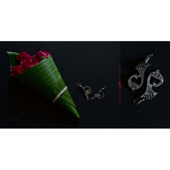 exclusive new collection of Silver Inlaid Earring 42D