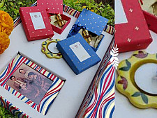 Boond . बूँद ● Gift Hamper - Natural Essential Fragrant Oils Motia & Maati + Ceramic Diya + Photo Frame 