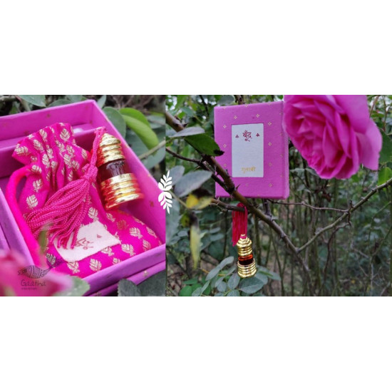 Pure organic fragrance of Kannauj Rose - Fragrant oil