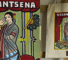Carnival on Canvas ➤ Canvas Hand Painted Bag ➤ 2