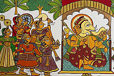 Phad Painting - Ganesh Chaturthi